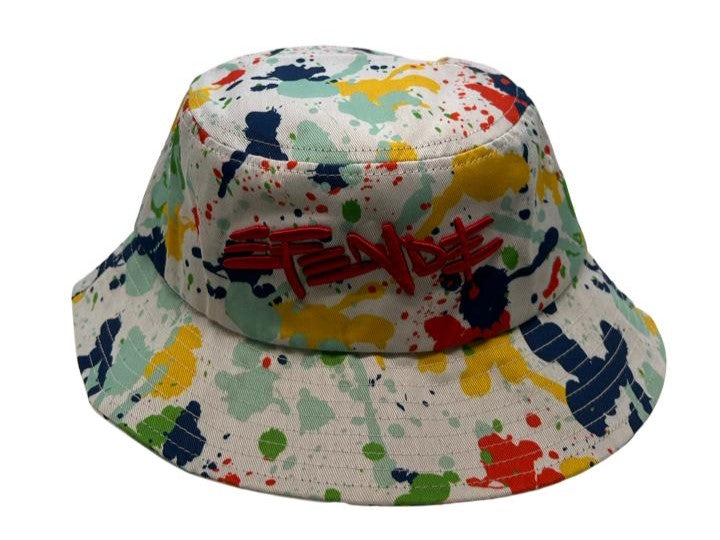 Efendee Blue& Yellow Splatter Bucket Hat