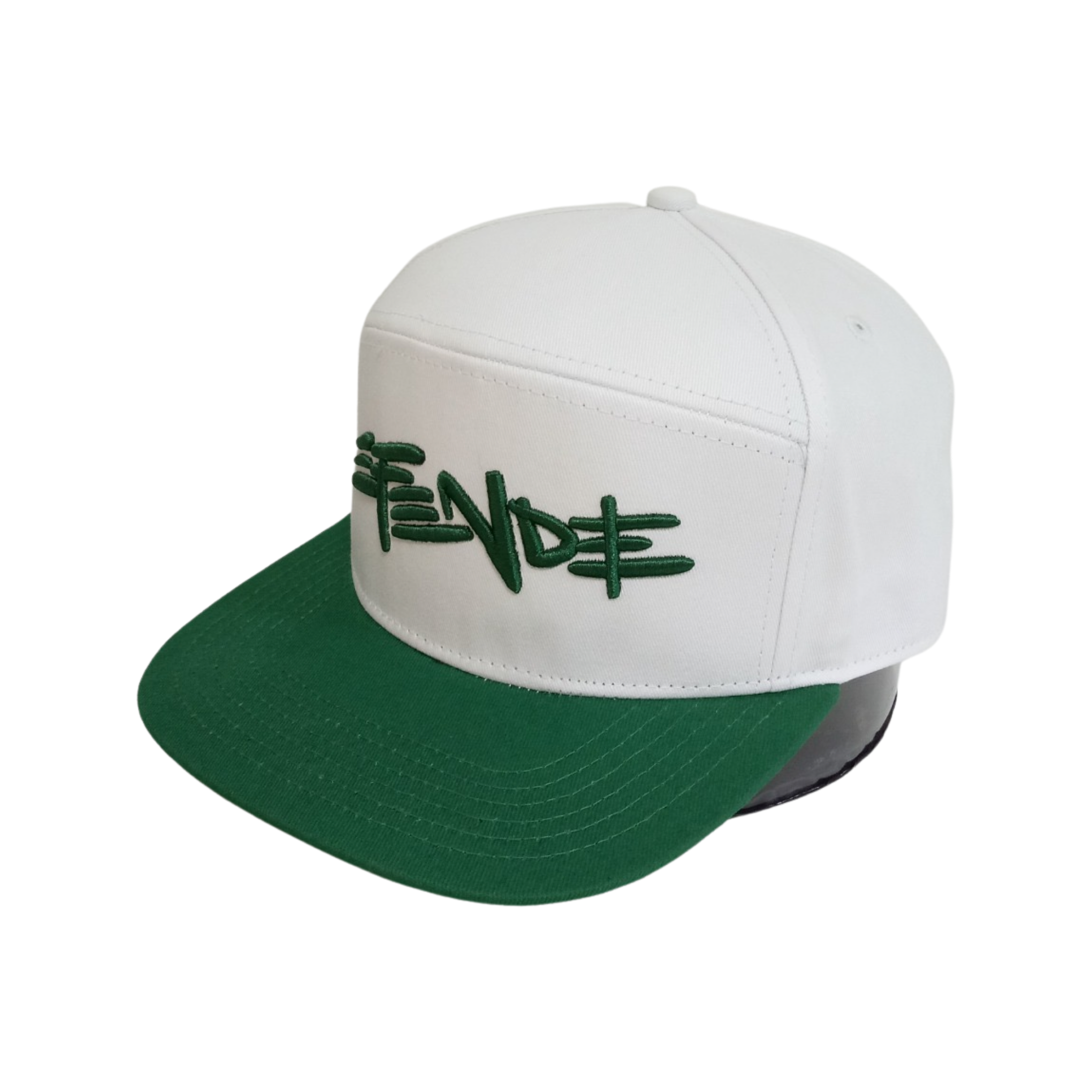 EFENDEE 7 Panel Hat - Green and White