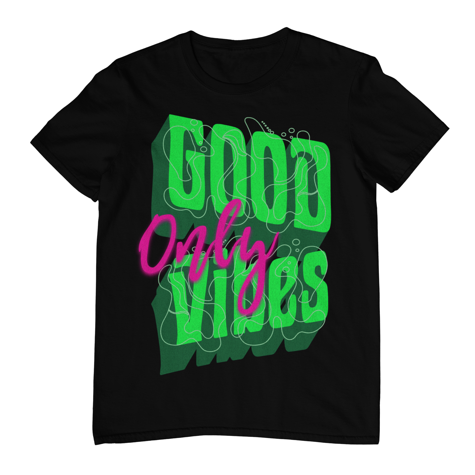 Good Vibes Only Tee (Green)