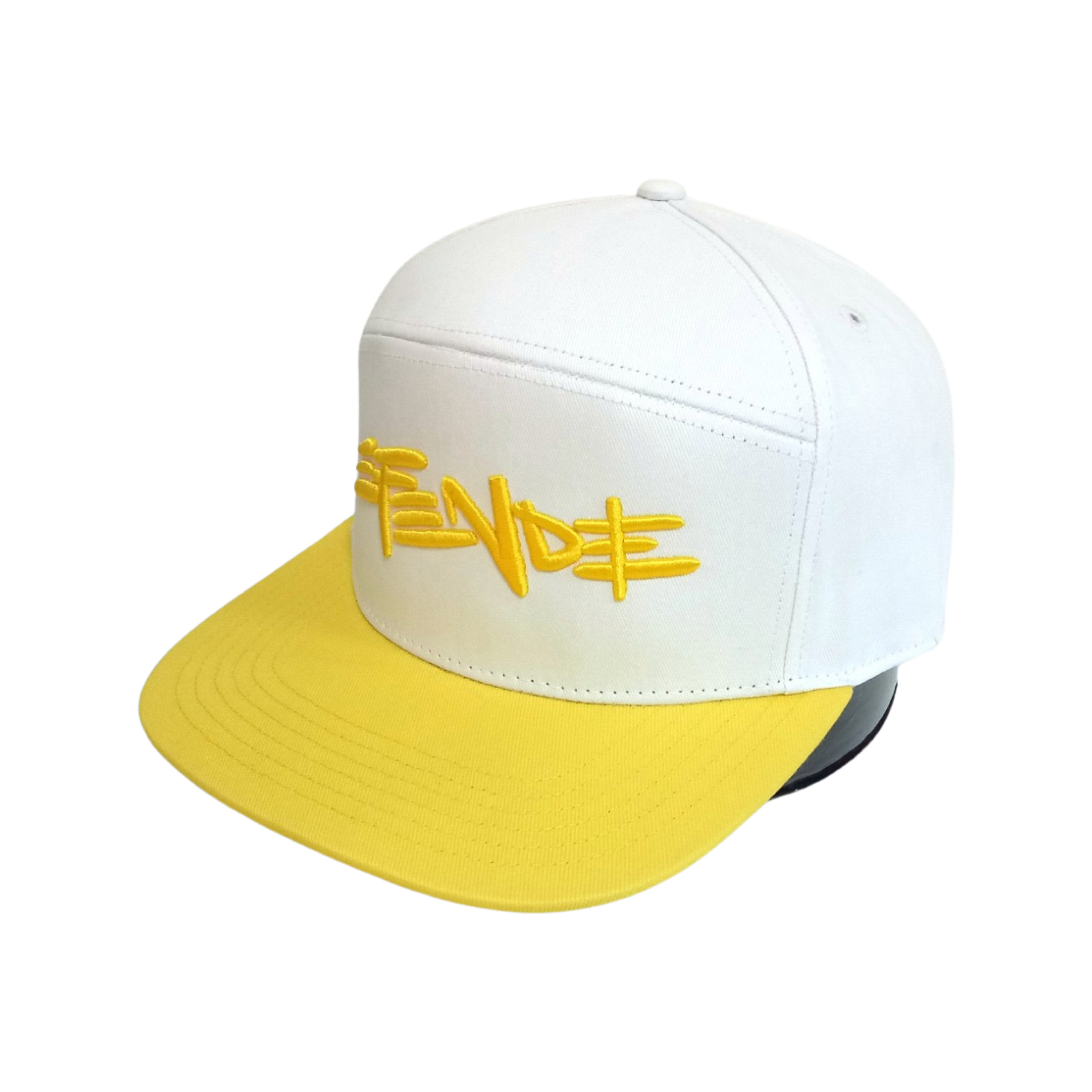 EFENDEE 7 Panel Hat - Yellow and White
