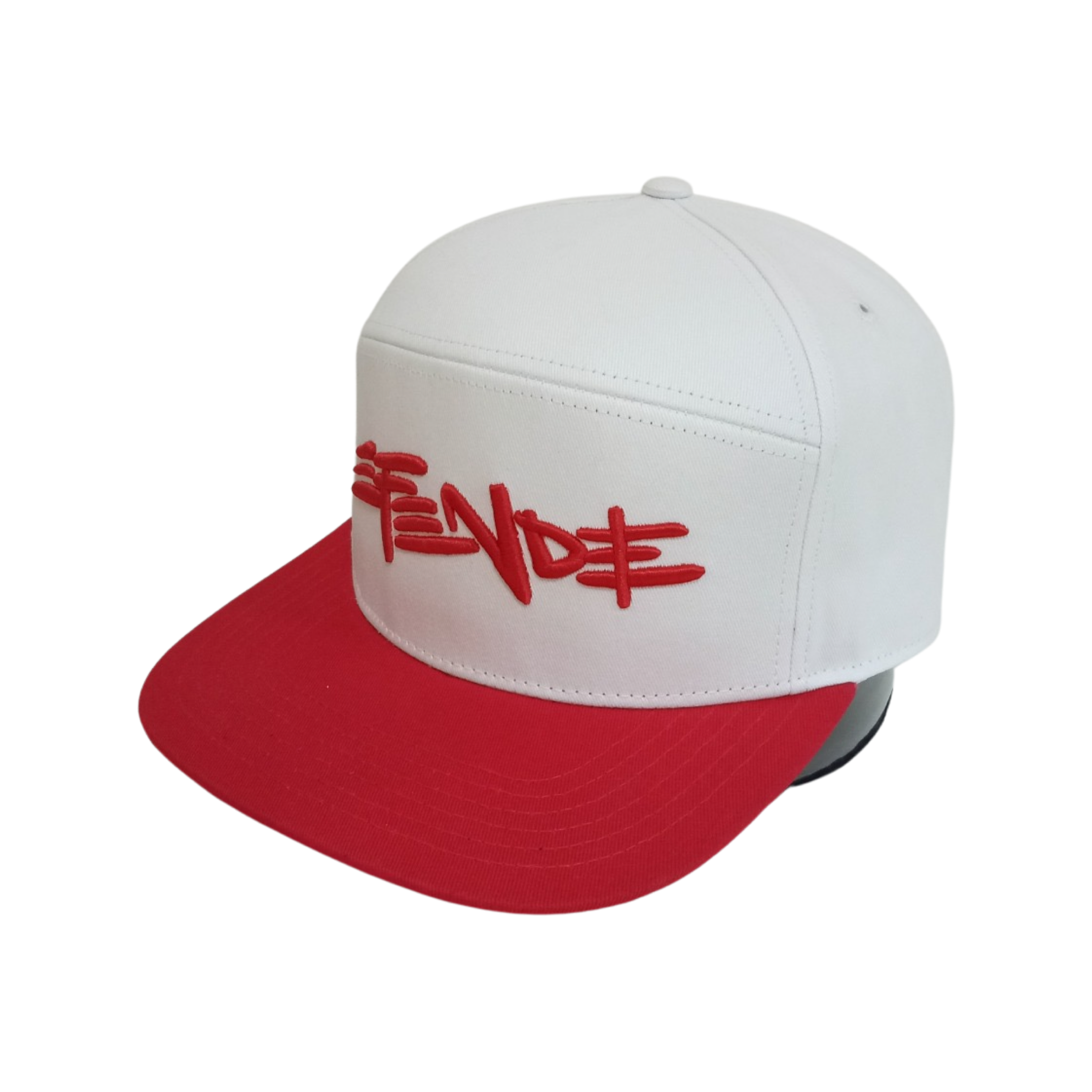 EFENDEE 7 Panel Hat - Red and White